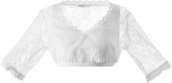 Dressforfun Dirndlbluse Heidi XL - Faschingskostüm Halloween Kostüm Faschingskostüm Karneval Partykleidung - 303078
