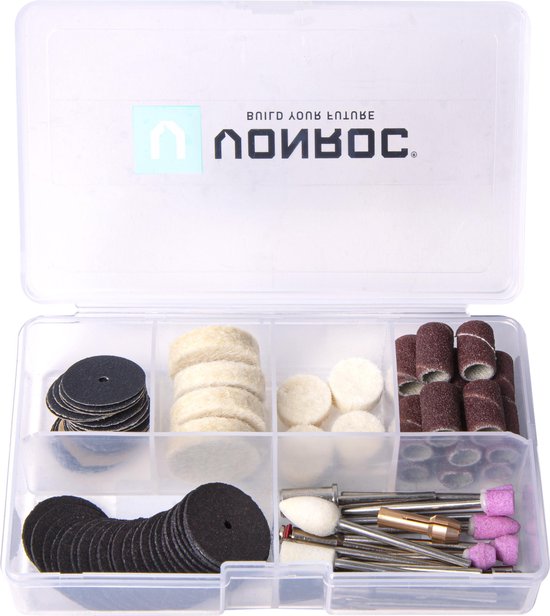 VONROC Rotations-Multitool-Zubehörsatz - 100 Teile - Universal
