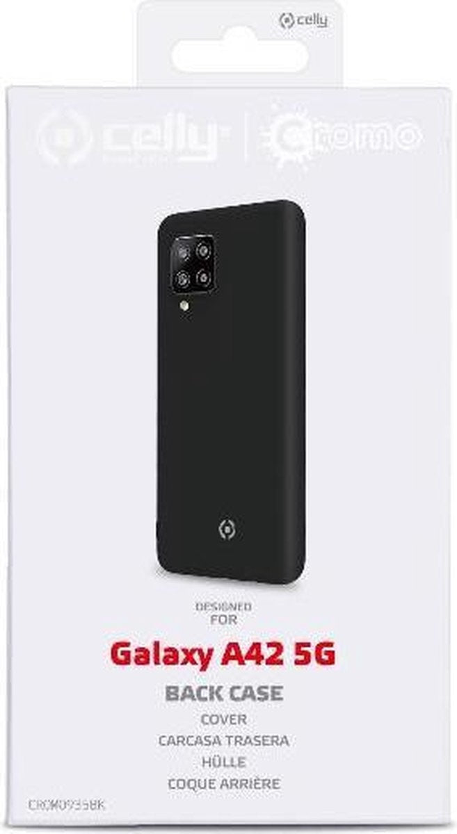 Celly Tasche für Samsung Galaxy A42 5G Schwarz