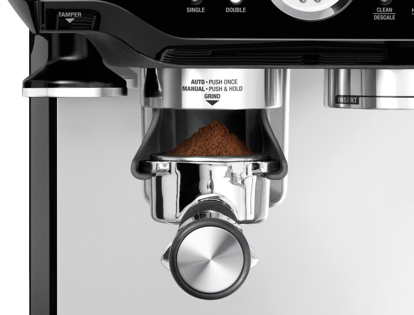 Sage - The Barista Express SES870BKS - Vollautomatische Espressomaschine - Silber mit Schwarz - 31 x 38 x 40 cm