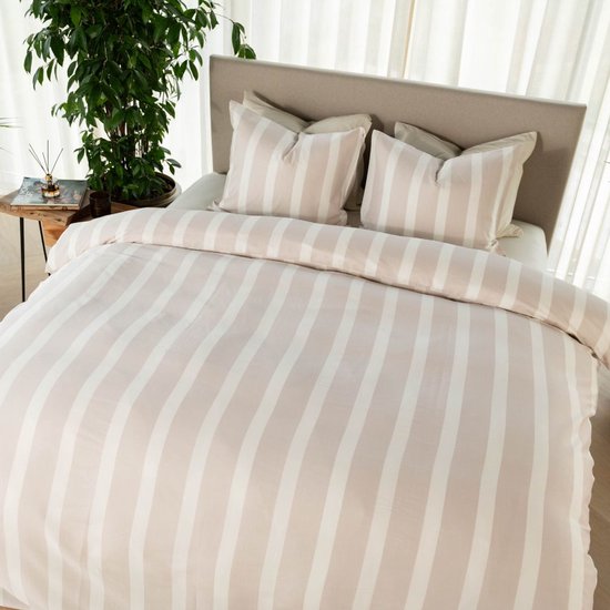 Kayori Dasshu Bettbezug aus Baumwollsatin – 260 x 200–220 – Einzelbetten – Grau