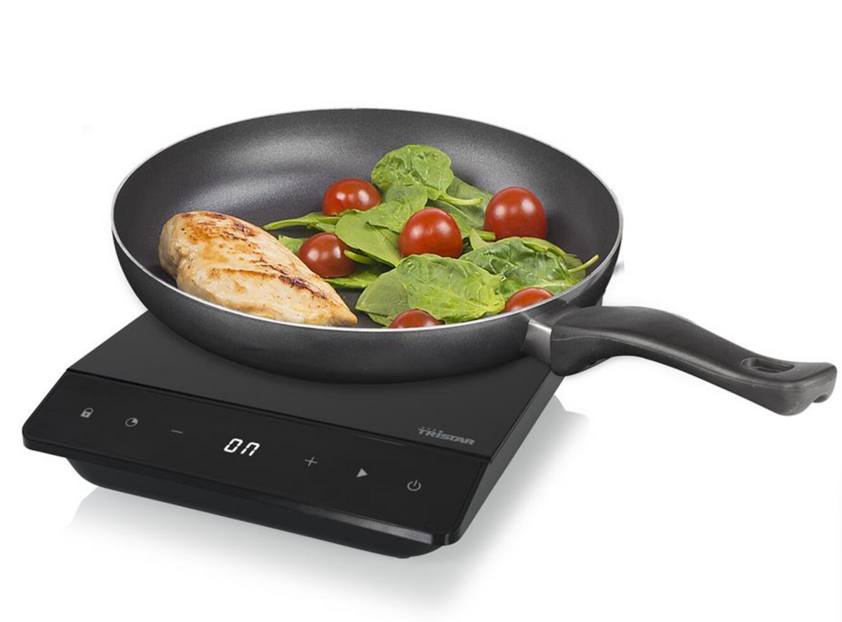 Princess Freistehendes Induktionskochfeld 303030 – 2000 W – Ø 19 cm – Schwarz