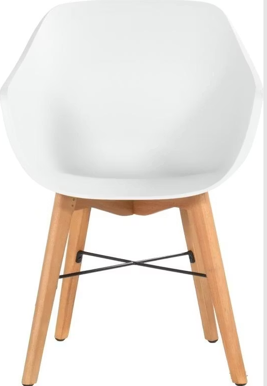 Hartman Iris Chair - 2x - Curved Technology - Naturweiß