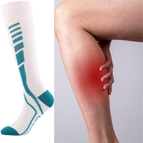 Sport Compression Socks 3 Pairs Active - Laufsocken - Stützsocken Damen und Herren - Größe 41-45 L/XL - Wandersocken - Sportsocken - Flugzeugsocken