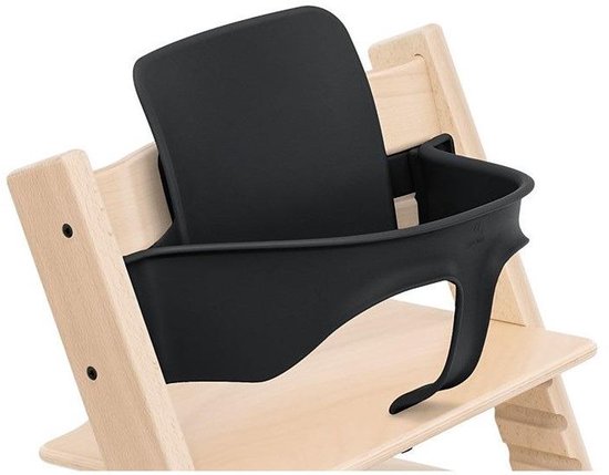 Tripp Trapp Baby-Set von Stokke, Schwarz – verwandelt den Tripp Trapp-Stuhl in einen Kinderstuhl – abnehmbarer Sitz für 6–36 Monate – kompatibel mit Tripp Trapp-Modellen ab Mai 2006