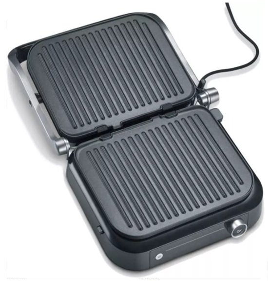 Severin KG2395 Kontaktgrill SEVINI Pro – 7 automatische Programme – Antihaftbeschichtung – bis zu 230 °C