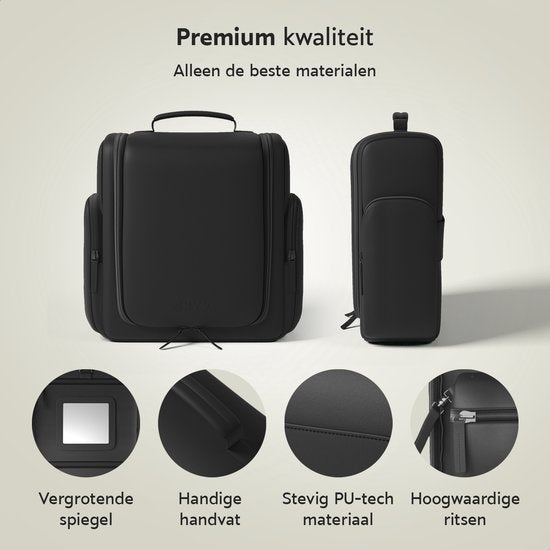 ONYX® Kulturtasche Schwarz L
