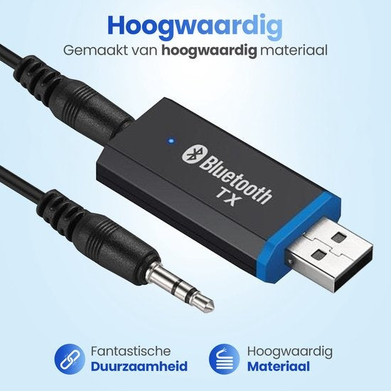 Garpex® Bluetooth-Empfänger - Bluetooth-Adapter - Bluetooth-Empfänger für Autoradio - Laptop - Hifi