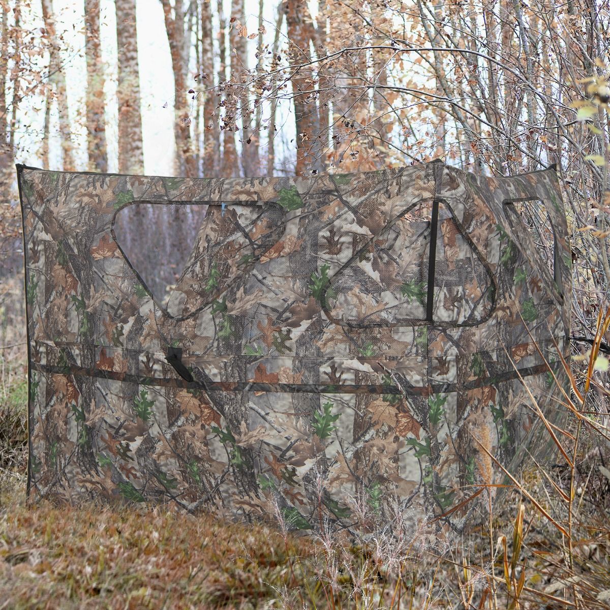 Coast Hunting Lodge Portable mit Fenster - 148 x 113 cm - Camouflage