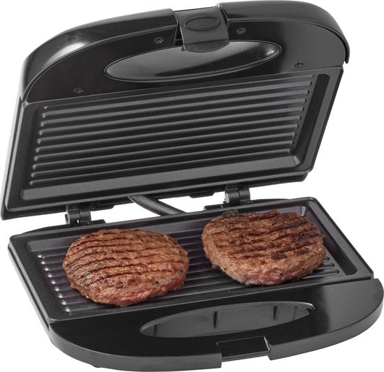 Tomado TGS2000B - Toasti-Eisen - Griller - PFAS frei - Toasti-Maker - 21,5 x 12 cm - 750 Watt - Schwarz