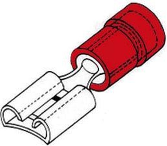 BUCHSE 4,8 mm ROT (FRF4)