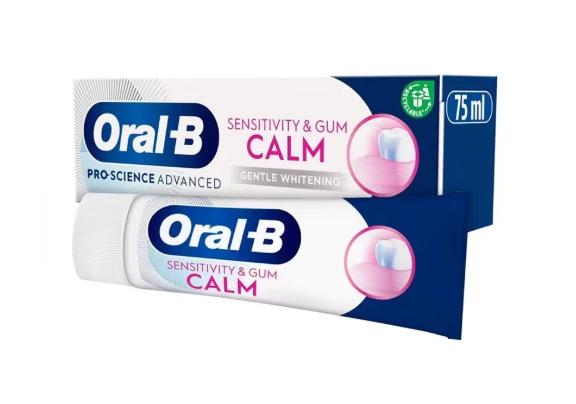Oral-B Pro Science Advanced Zahnpasta für Zahnfleisch und empfindliche Zähne – Perfekter Schutz – 75 ml