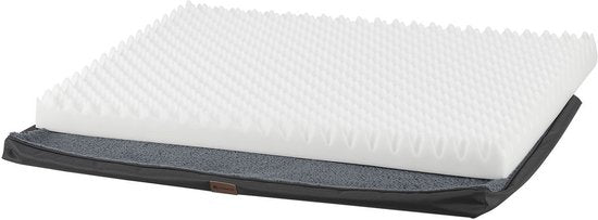 Hundebett / Hundekorb Milow - 92 x 69 x 8 cm - Grau