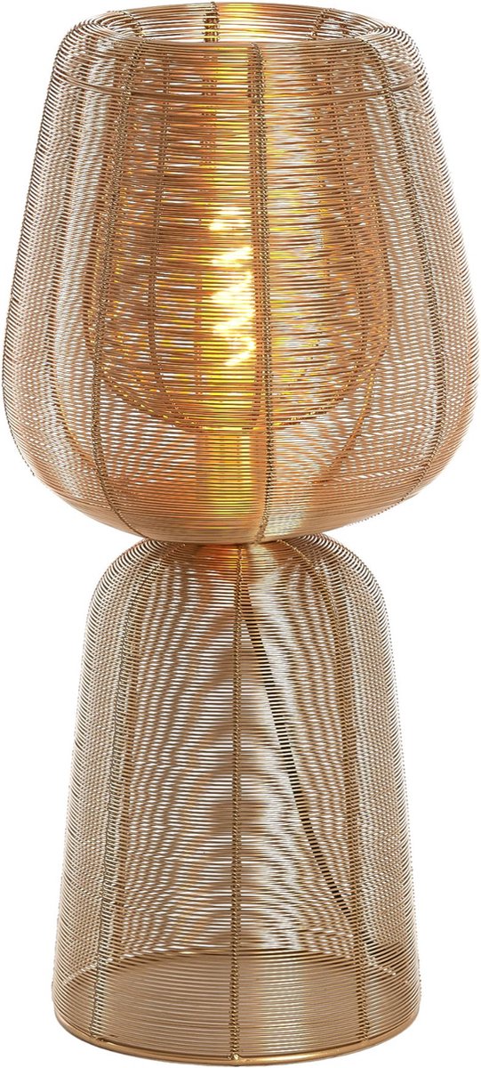 Licht & Wohnen Tischleuchte Aboso - Gold - Ø24cm - Modern