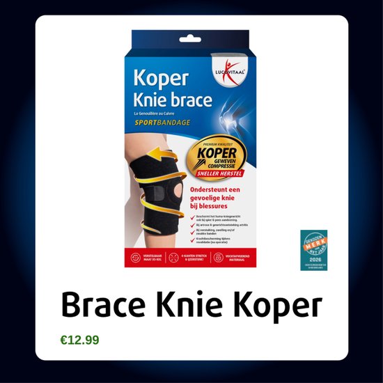 Lucovitaal Kniebandage, kupferfarben