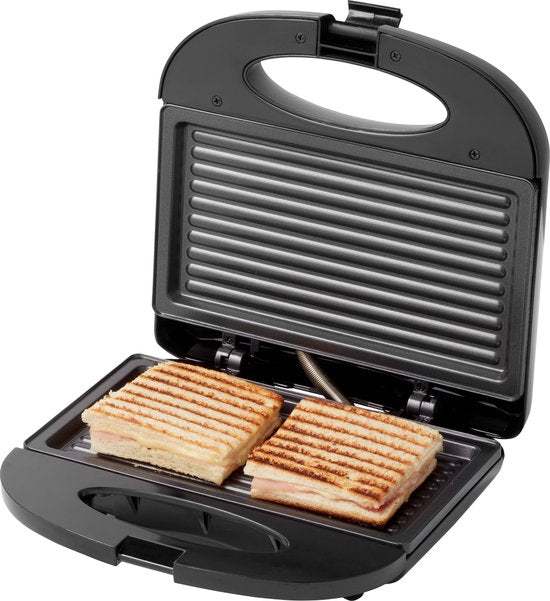 Tomado TGS2000B - Toasti-Eisen - Griller - PFAS frei - Toasti-Maker - 21,5 x 12 cm - 750 Watt - Schwarz
