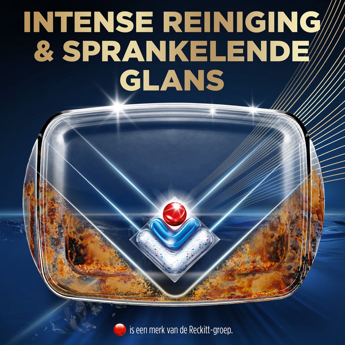 Finish Ultimate Plus All in One Geschirrspüler Tabletten Regular - 47 Kapseln - 15,5 x 11 x 9 cm - Weiß/Blau