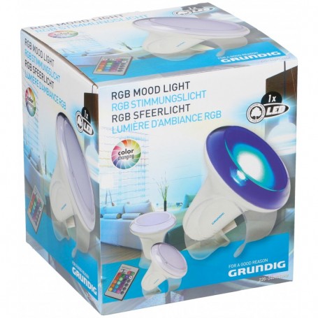 Grundig Mood LED Lampe - Weiß - 16x15,5cm