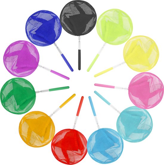 Dutchwide Schöpfkescher - Teich - Fisch - Schmetterling - Netz - ausziehbar - Kinder - Pool - Fischnetz - Schaufel - Netz - Kinder - Spielzeug