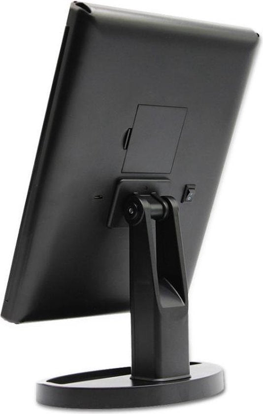 Fuegobird - Spiegel - mit LED-Beleuchtung - Make-up-Spiegel - Schwarz