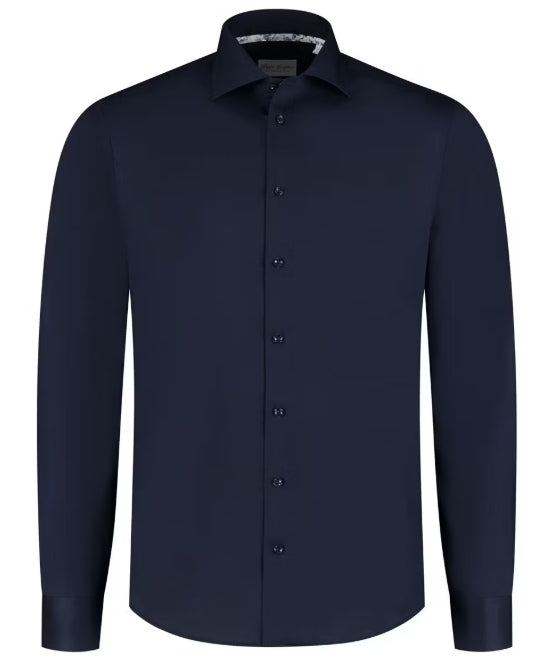 Business-Hemd LS Bügelfrei Boston Brothers - BBO35S110-2083-2061 - Navy - Größe 39