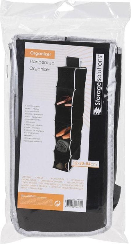 Hängeorganisator / Hängeschrank - 6 Fächer - 15 X 30 X H84 cm