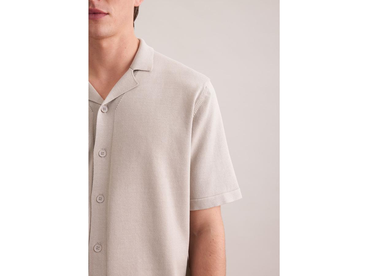 Seidensticker Strickhemd - Beige - XXL - Resort Hemd