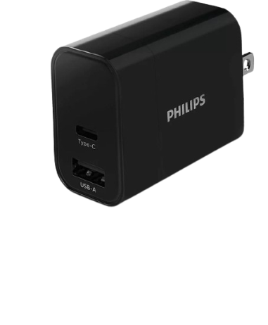 philips USB-Wandladegerät - 3-polige Buchse