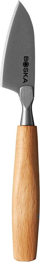 Boska Käsemesserset Amigo Small - Käsemesser - 5er-Set - Für jede Käsesorte - Antihaftbeschichtung - Ergonomisch - Edelstahl und Buchenholz