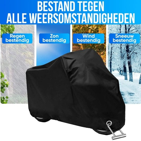 Strex Rollerabdeckung / Motorradabdeckung Universal für alle Roller / Motoren - Wasserdicht 300D Oxford - Geeignet für Windschutzscheibe - Rollerabdeckung - Motorradabdeckung - Inkl.