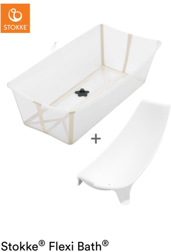 Stokke® Flexi Bath® + Badeeinsatz-Set | Sandy Beige