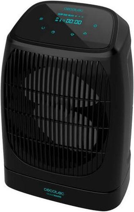 Cecotec Ready Warm 9600 Smart Force Heizlüfter - 2000W - Mit einstellbarem Thermostat & 3 Stufen - Frost- & Überhitzungsschutz - Kunststoff - Schwarz