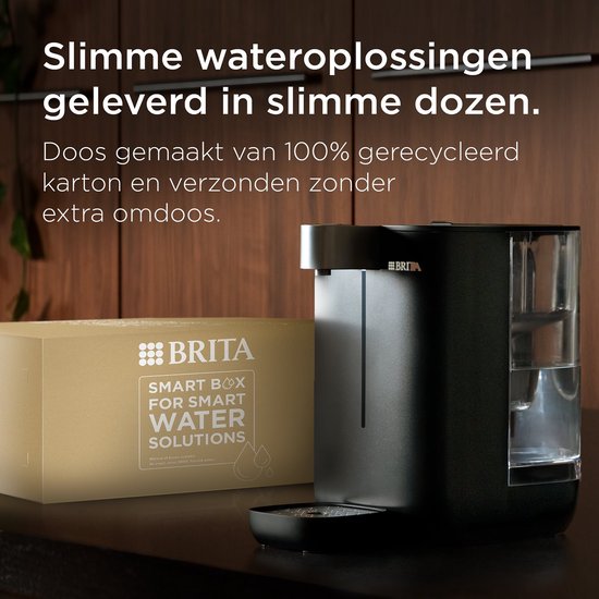 BRITA Cube Wasserspender und Teemaschine für zu Hause – Schwarz – Für perfekten Tee dank verschiedener Temperatur- und Mengen-Einstellungen – UV-C-Technologie – inkl. Maxtra Pro Kalk-Expert-Filter