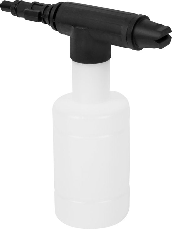 VONROC Accu Druckreiniger 20V - 24bar - 198 l/h - Inkl. 5m Saugschlauch, Reinigungsmittelflasche und verstellbare Düse - Inkl. 2.0Ah Akku und Schnellladegerät