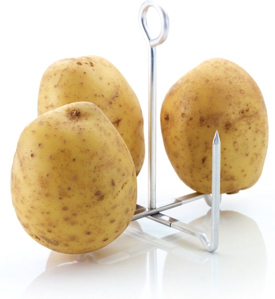 Kitchencraft Backofen Rack Kartoffel 12,5 X 14,5 cm Aluminium Silber