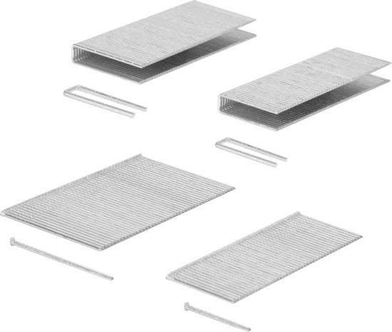 VONROC Akku-Tacker - VPower 20V - Inkl. 1000 Klammern & 1000 Nägel - Ohne Akku & Ladegerät - grün/schwarz