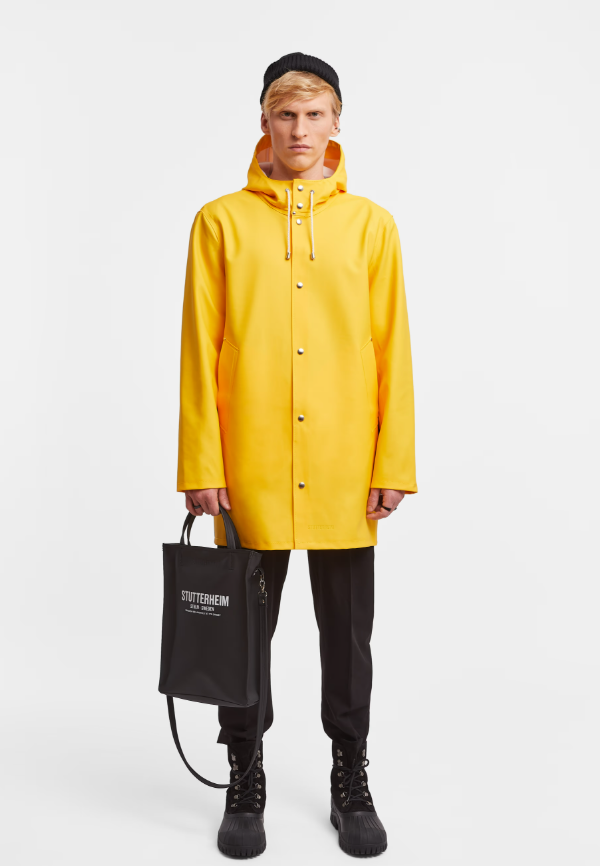 Stutterheim Stockholm Regenmantel - Gelb