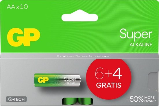 GP Super Alkaline – Batterie – AA – 10 Stück