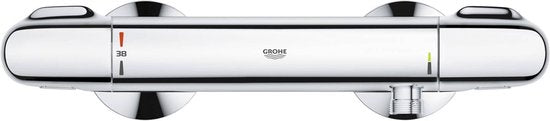 GROHE Grohtherm 1000 New Thermostat-Brausebatterie - 15cm - mit Kupplungen - EcoJoy® - CoolTouch - Chrom - 34143003
