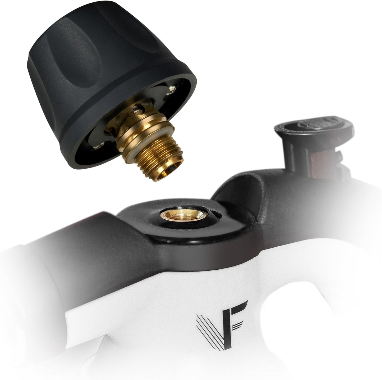 Neighbour's Friend Manueller Dampfreiniger - Dampfregulierung - Inklusive Zubehör - 350ml Tank - Weiß