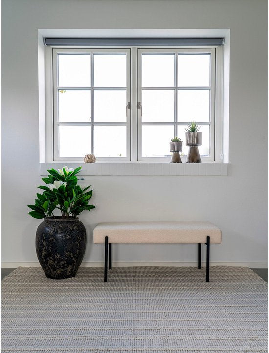 Teppich Elfenbein – Wolle – 230 x 160 x 1 cm – Teppich Dehli – House Nordic