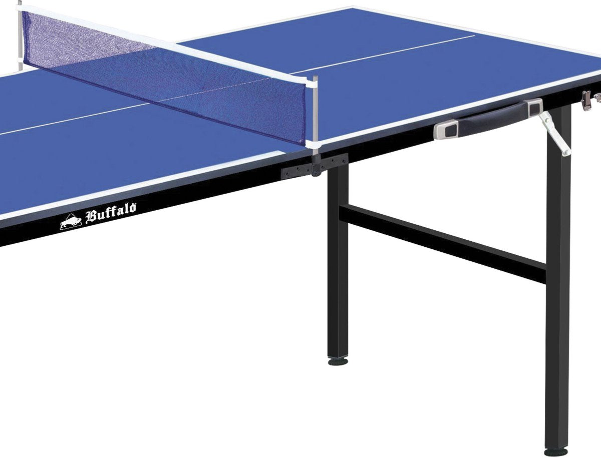 Buffalo Mini deluxe Tischtennistisch - blau - 150 x 66 x 68 cm