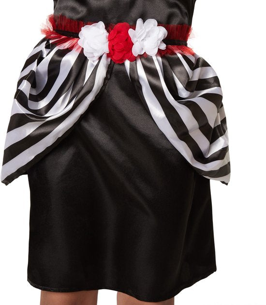 Dressforfun Faschingskostüm Creepy Skeleton Lady – Mädchen – Größe 104 (3–4 Jahre)