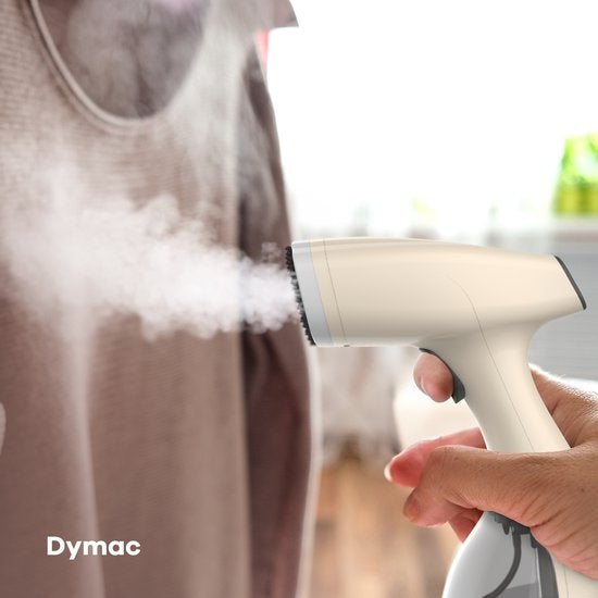 Dymac SilkSteam Fusion Wäschedampfer - Dampfreiniger - Kleider- und Möbeldampfer - Handdampfer - Wäschedampfer - mit Fusselbürste