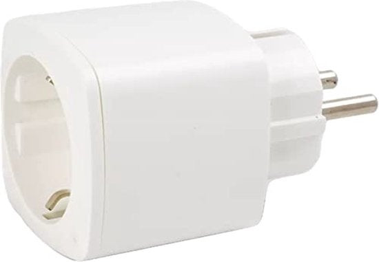 Denver Smart Plug mit Energiezähler - Erdung - Timer - Smart Plug - TUYA - Funktioniert mit Amazon Alexa und Google Home - WiFi - Für iOS und Android - SHP102