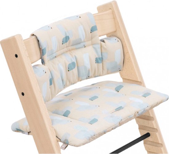 Stokke® Tripp Trapp® Klassisches Babykissen – Birds Blue