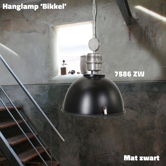 Hängeleuchte Steinhauer Bikkel - Schwarz