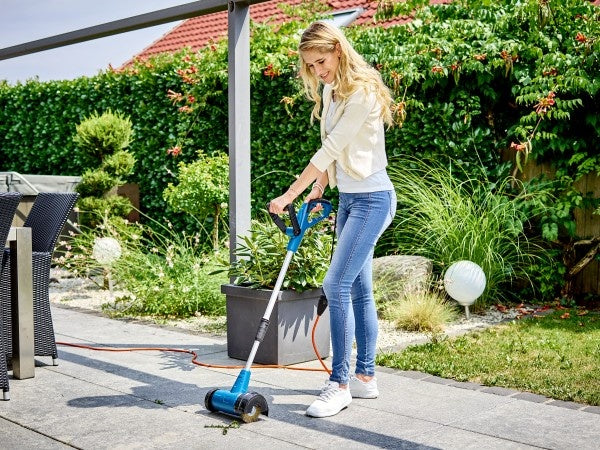 CFH Elektrische Fugenbürste - Unkrautbürste - Mit zwei extra Bürsten