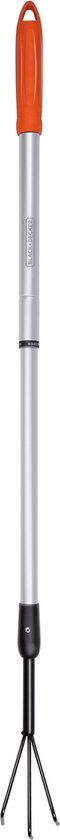 BLACK+DECKER Kultivator - Teleskopstiel 77 - 112 CM - 3 Zinken - Aluminium/ Kohlenstoffstahl