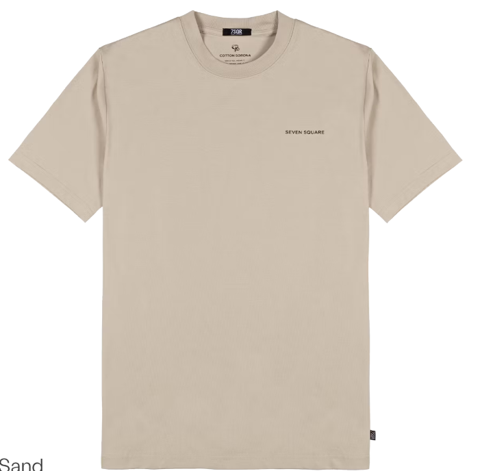 7Square Sky T-Shirt Men - Größe M - Farbe Beach Sand | Weich, atmungsaktiv & formschlüssig